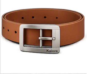 Kaioré Leather Belt with Steel Buckle - Image 2